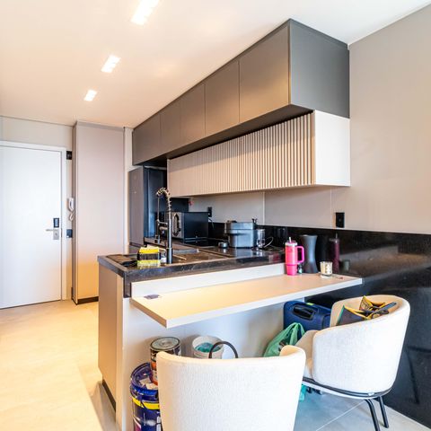 Apartamento à venda com 37m², 1 quarto e 1 vagaCozinha