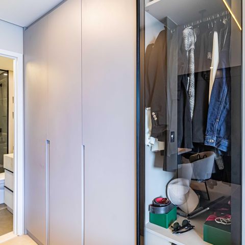 Apartamento à venda com 37m², 1 quarto e 1 vagaCloset