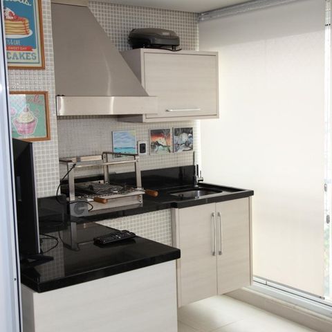 Apartamento à venda com 133m², 3 quartos e 2 vagas Apartamento à venda com 133m², 3 quartos e 2 vagasVaranda gourmet