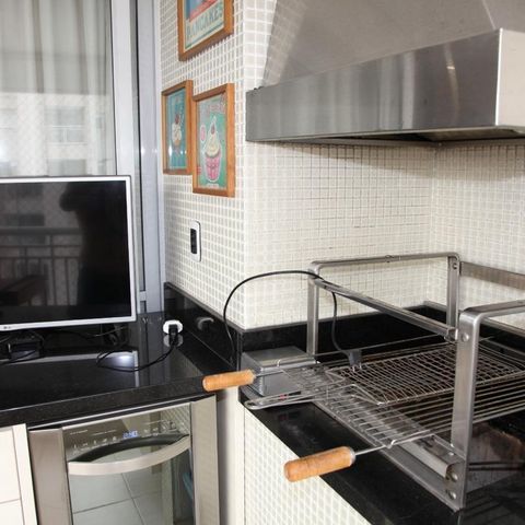 Apartamento à venda com 133m², 3 quartos e 2 vagas Apartamento à venda com 133m², 3 quartos e 2 vagasVaranda gourmet