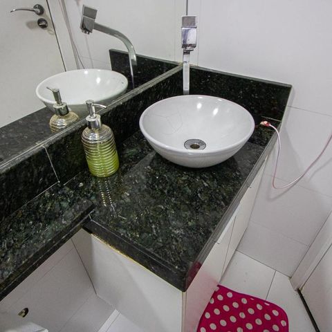 Apartamento para alugar com 120m², 2 quartos e 1 vaga Apartamento para alugar com 120m², 2 quartos e 1 vagaBanheiro social