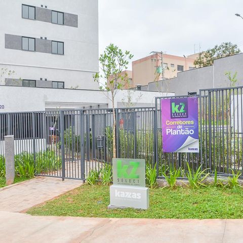 Apartamento à venda com 43m², 2 quartos e 1 vagaFachada e portaria