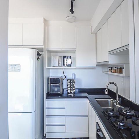 Apartamento à venda com 43m², 2 quartos e 1 vagaCozinha e Área de Serviço
