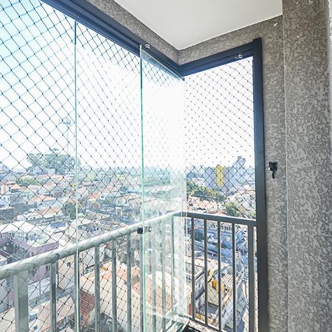 Apartamento à venda com 43m², 2 quartos e 1 vagaSacada Sala