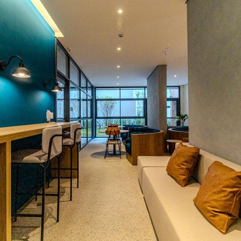 Studio à venda com 28m², 1 quarto e sem vagaCoworking
