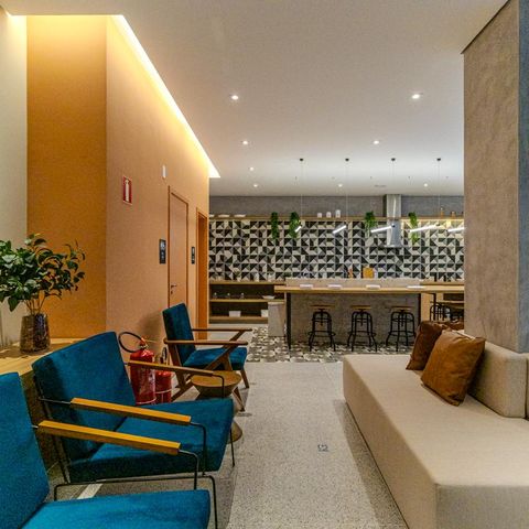 Studio à venda com 28m², 1 quarto e sem vagaÁrea comum