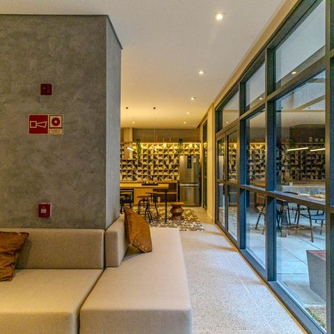 Studio à venda com 28m², 1 quarto e sem vagaÁrea comum