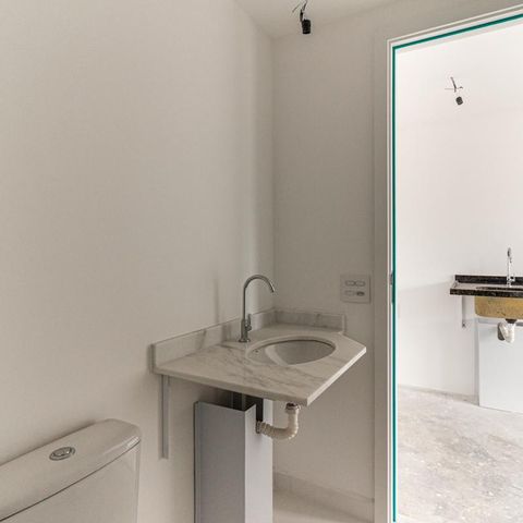 Studio à venda com 28m², 1 quarto e sem vaga Studio à venda com 28m², 1 quarto e sem vagaBanheiro
