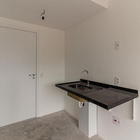 Studio à venda com 28m², 1 quarto e sem vaga Studio à venda com 28m², 1 quarto e sem vagaCozinha
