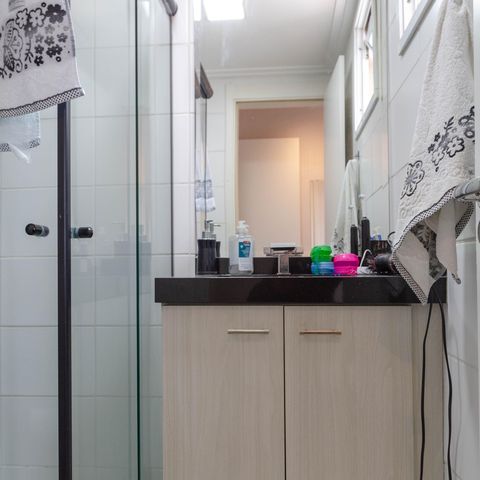 Apartamento à venda com 57m², 3 quartos e 1 vaga Apartamento à venda com 57m², 3 quartos e 1 vagaBanheiro Suíte