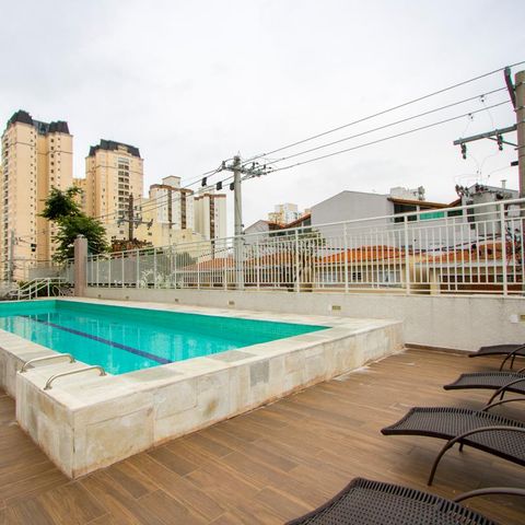 Apartamento à venda com 56m², 1 quarto e 1 vaga Apartamento à venda com 56m², 1 quarto e 1 vagaÁrea comum - Piscina