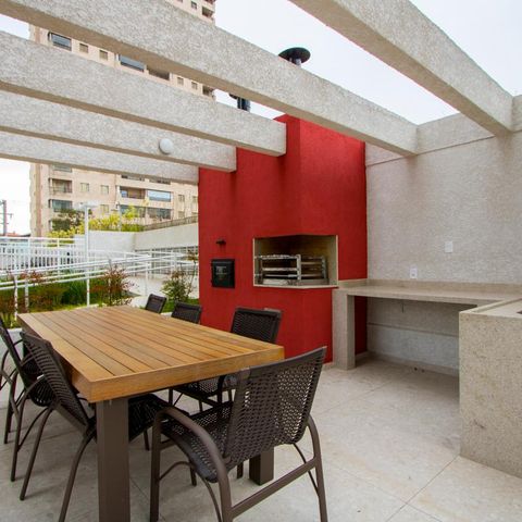 Apartamento à venda com 56m², 1 quarto e 1 vaga Apartamento à venda com 56m², 1 quarto e 1 vagaÁrea comum - Churrasqueira 2
