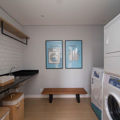 Apartamento à venda com 40m², 2 quartos e sem vaga Apartamento à venda com 40m², 2 quartos e sem vagaLavanderia