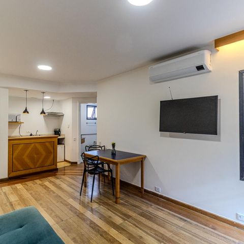 Apartamento para alugar com 49m², 1 quarto e 1 vaga Apartamento para alugar com 49m², 1 quarto e 1 vagaSala