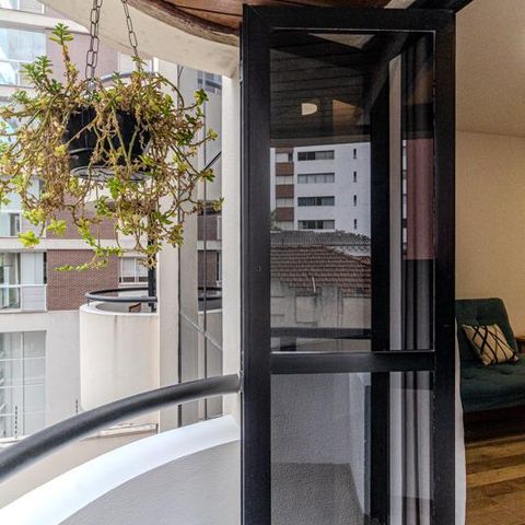 Apartamento para alugar com 49m², 1 quarto e 1 vaga Apartamento para alugar com 49m², 1 quarto e 1 vagaVaranda