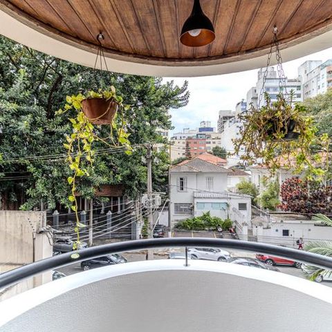Apartamento para alugar com 49m², 1 quarto e 1 vaga Apartamento para alugar com 49m², 1 quarto e 1 vagaVaranda