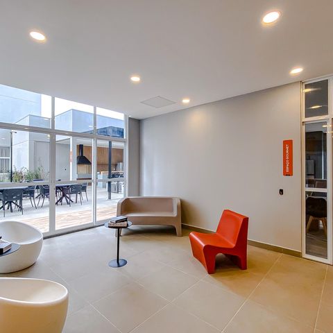 Studio à venda com 27m², 1 quarto e sem vagaÁrea comum