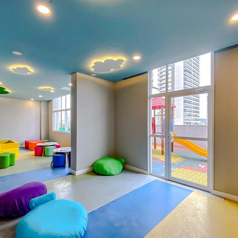 Studio à venda com 27m², 1 quarto e sem vagaBrinquedoteca