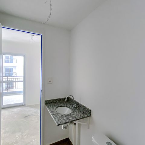 Studio à venda com 27m², 1 quarto e sem vagaBanheiro