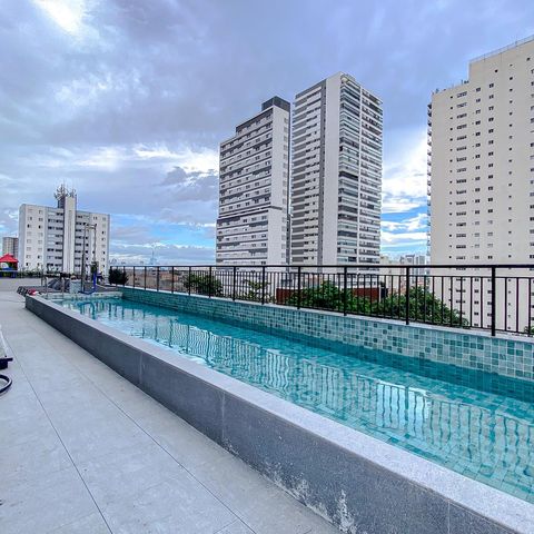 Studio à venda com 27m², 1 quarto e sem vagaÁrea comum - Piscina