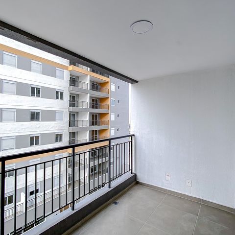 Studio à venda com 27m², 1 quarto e sem vagaVaranda