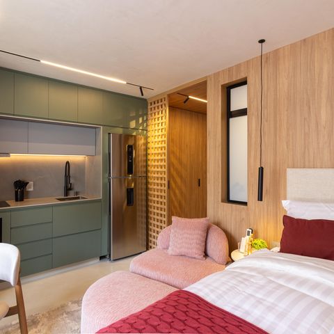 Studio à venda com 27m², 1 quarto e sem vagaStudio