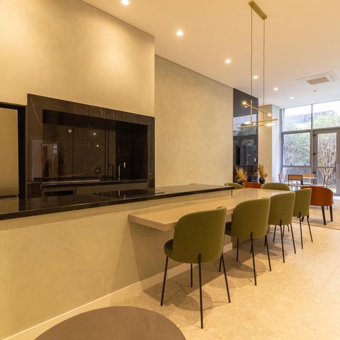 Studio à venda com 27m², 1 quarto e sem vagaÁrea comum - Salão de festas