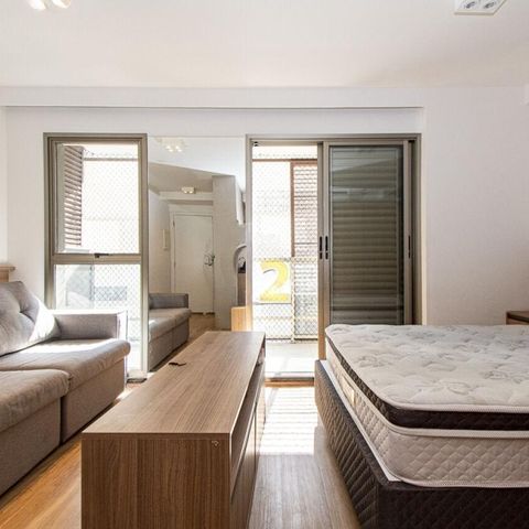 Apartamento à venda com 31m², 1 quarto e 1 vaga