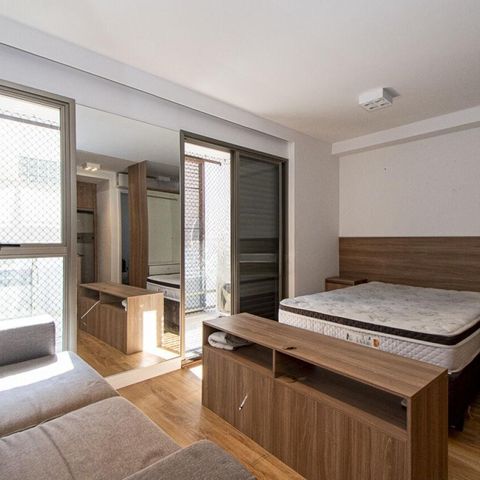 Apartamento à venda com 31m², 1 quarto e 1 vaga