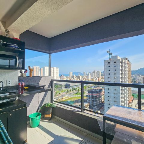 Apartamento para alugar com 27m², 1 quarto e 1 vaga Apartamento para alugar com 27m², 1 quarto e 1 vagaVaranda/Cozinha