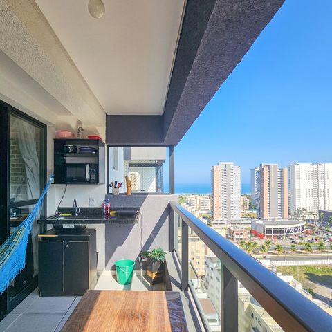 Apartamento para alugar com 27m², 1 quarto e 1 vaga Apartamento para alugar com 27m², 1 quarto e 1 vagaVaranda/Cozinha