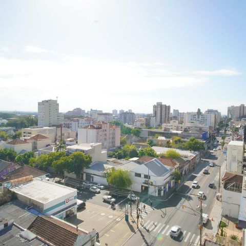 Apartamento à venda com 30m², 1 quarto e sem vagaVaranda - Vista Sala/Cozinha 