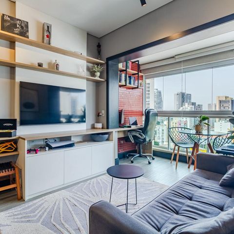 Apartamento à venda com 40m², 1 quarto e 1 vagaSala