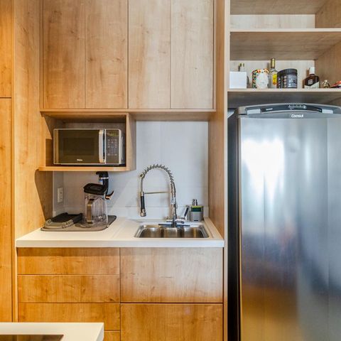 Apartamento à venda com 40m², 1 quarto e 1 vagaCozinha