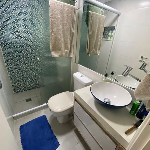 Casa à venda com 75m², 2 quartos e 1 vaga Casa à venda com 75m², 2 quartos e 1 vagaBanheiro Social 2