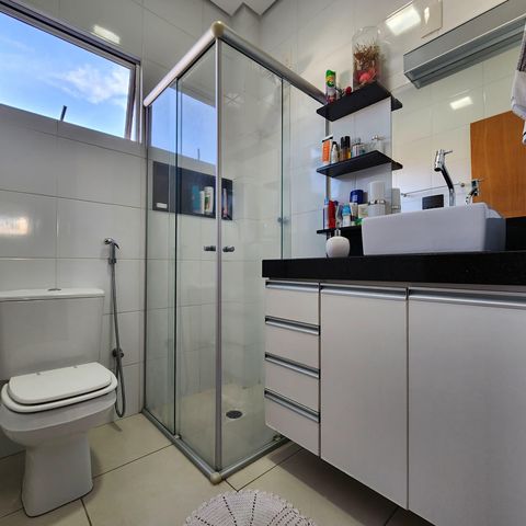 Apartamento à venda com 92m², 3 quartos e 2 vagas Apartamento à venda com 92m², 3 quartos e 2 vagasBanheiro
