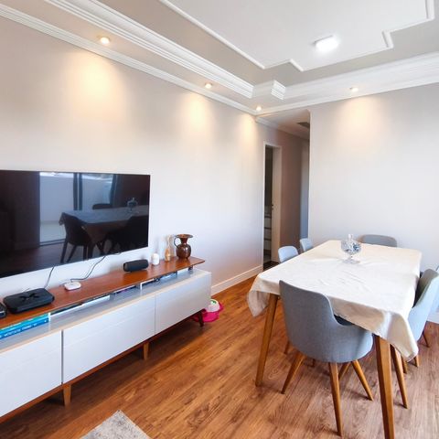 Apartamento à venda com 77m², 3 quartos e 1 vagaSala