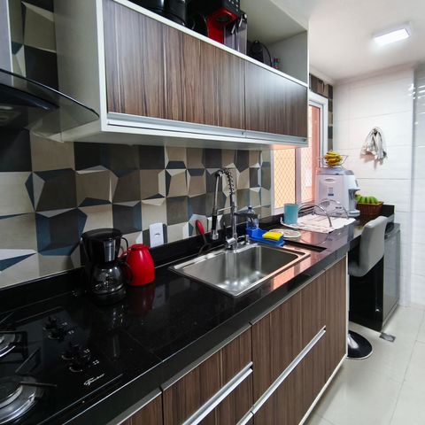 Apartamento à venda com 77m², 3 quartos e 1 vagaCozinha