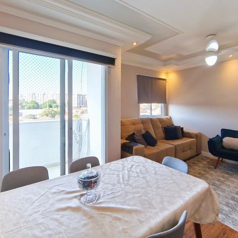 Apartamento à venda com 77m², 3 quartos e 1 vagaSala