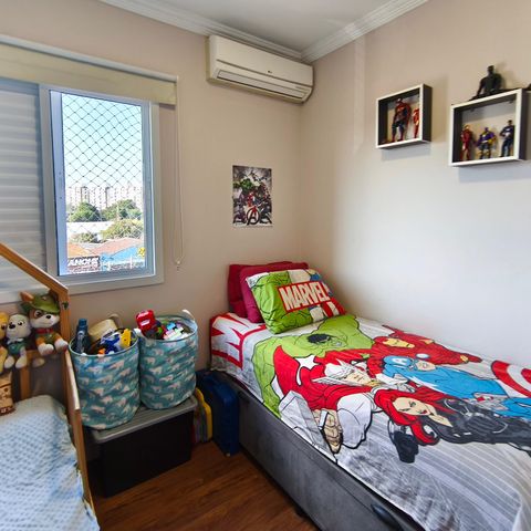 Apartamento à venda com 77m², 3 quartos e 1 vagaQuarto 2