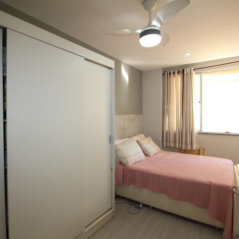Apartamento à venda com 50m², 1 quarto e 1 vagaQuarto
