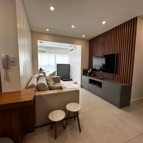 Apartamento à venda com 68m², 1 quarto e 2 vagas