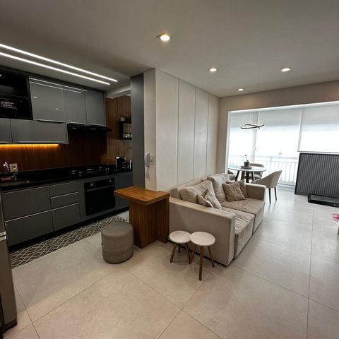 Apartamento à venda com 68m², 1 quarto e 2 vagas