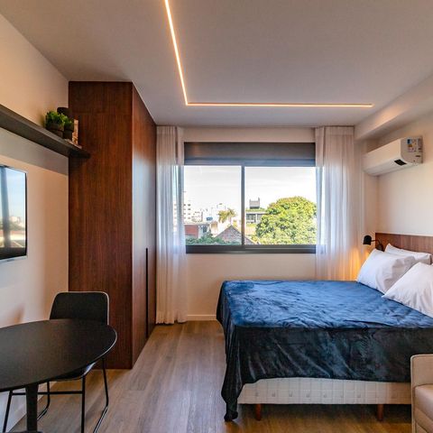 Studio à venda com 30m², 1 quarto e sem vaga Studio à venda com 30m², 1 quarto e sem vagaSala/Quarto