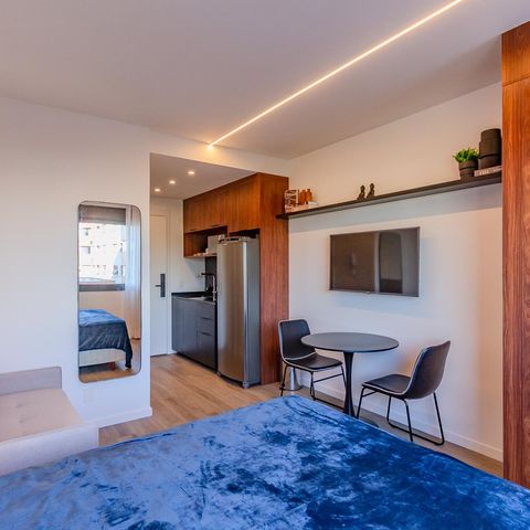 Studio à venda com 30m², 1 quarto e sem vaga Studio à venda com 30m², 1 quarto e sem vagaSala/Quarto