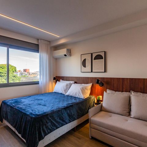 Studio à venda com 30m², 1 quarto e sem vaga Studio à venda com 30m², 1 quarto e sem vagaSala/Quarto