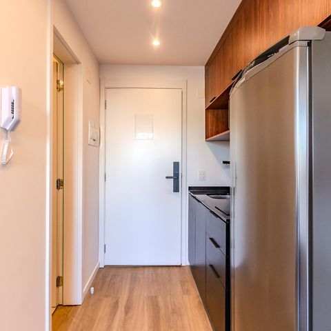 Studio à venda com 30m², 1 quarto e sem vaga Studio à venda com 30m², 1 quarto e sem vagaSala/Cozinha