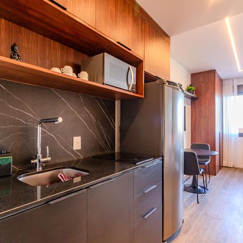 Studio à venda com 30m², 1 quarto e sem vaga Studio à venda com 30m², 1 quarto e sem vagaSala/Cozinha