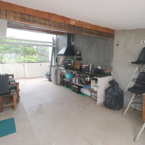 Apartamento à venda com 135m², 2 quartos e 1 vagaÁrea gourmet