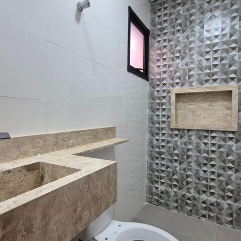 Apartamento à venda com 90m², 3 quartos e 2 vagas Apartamento à venda com 90m², 3 quartos e 2 vagasBanheiro da suíte